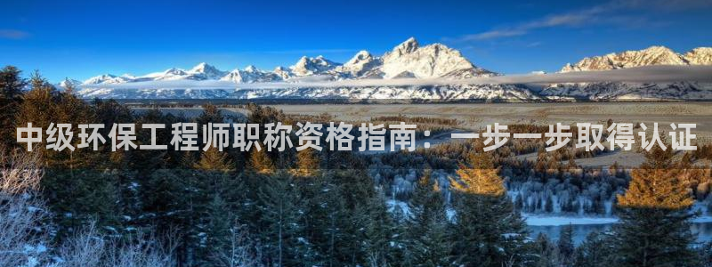 彩名堂预测免费计划怎么看的：中级环保工程师职称资格指南：一步一步取得认证