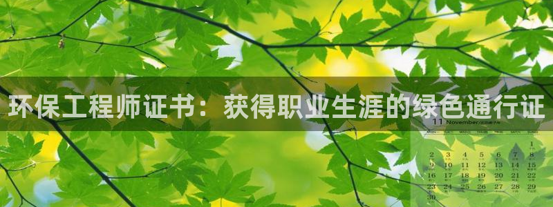 彩名堂免费计划客户端官网：环保工程师证书：获得职业生涯的绿色通行证