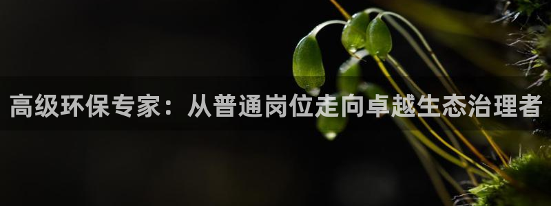 彩名堂APP下载：高级环保专家：从普通岗位走向卓越生态治理者