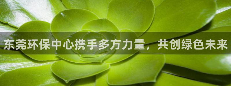 彩名堂app2.05版本：东莞环保中心携手多方力量，共创绿色